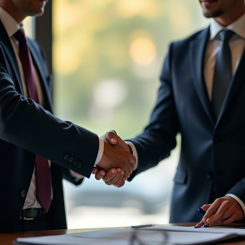 Firma de acuerdo con cliente